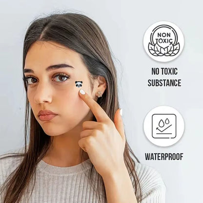 100 Counts Cute Panda Acne Pimple Patch for Face, Hydrocolloid Cute Animal Shaped Acne Spot Patch Invisible Zit Cover Stickers